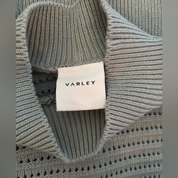 Varley Gray Ribbed Sweater - Picture 5 of 7